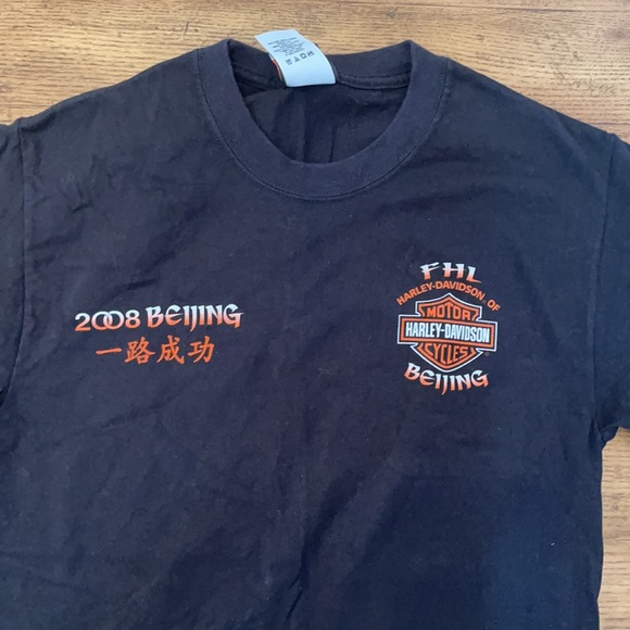 BEIJING Harley Davidson Motorcycles 2008 T-shirt - Picture 3 of 7